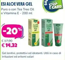 Parafarmacia Più Medical Esi aloe vera gel offerta