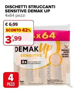 Iperal Dischetti struccanti sensitive demak up offerta