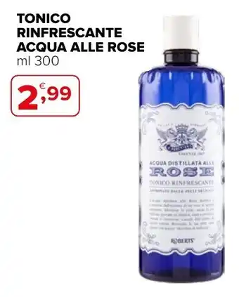 Tonico rinfrescante acqua alle rose