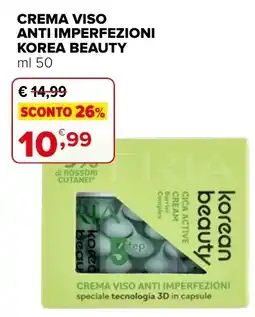 Iperal Crema viso anti imperfezioni korean beauty offerta