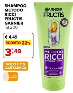 Iperal Shampoo metodo ricci fructis garnier offerta