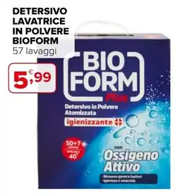 Iperal Detersivo lavatrice in polvere bioform offerta