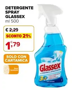 Iperal Detergente spray Glassex offerta