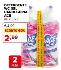 Iperal Detergente WC gel candeggina Ace offerta