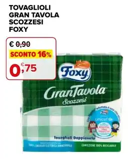 Iperal Tovaglioli Gran Tavola Scozzesi Foxy offerta