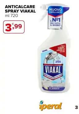 Iperal Anticalcare spray Viakal offerta