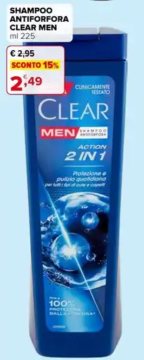 Iperal Shampoo antiforfora Clear Men offerta