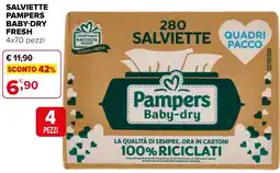 Iperal Salviette Pampers Baby-dry Fresh offerta