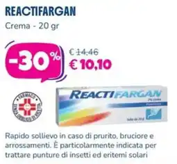 Parafarmacia Più Medical Reactifargan Crema offerta