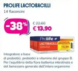 Parafarmacia Più Medical Prolife Lactobacilli offerta