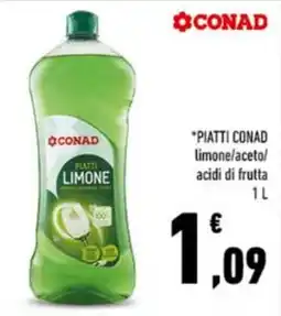 Conad Superstore Piatti Conad limone offerta