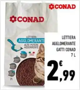 Conad Superstore Lettiera agglomerante gatti Conad offerta