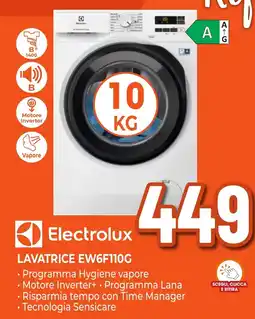 Expert Di Lella Electrolux Lavatrice EW6F110G offerta