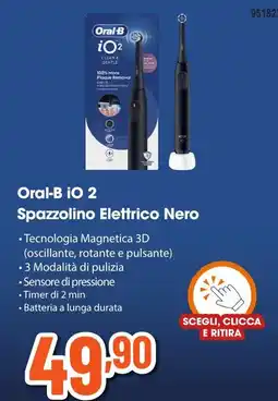 Expert Di Lella Oral-B Spazzolino Elettrico Nero offerta