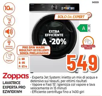 Zoppas Lavatrice Expert Pro