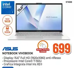 Expert Di Lella Asus Notebook Vivobook offerta