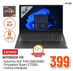 Expert Di Lella Lenovo NOTEBOOK V15 offerta