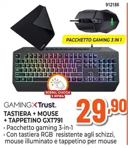 Expert Di Lella Tastiera + mouse + tappetino GXT791 offerta