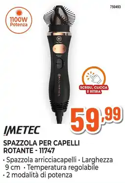 Expert Di Lella Imetec spazzola per capelli rotante offerta