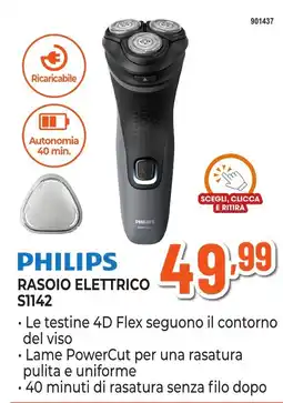 Expert Di Lella Philips Rasoio Elettrico S1142 offerta