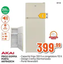 Expert Di Lella Akai frigo doppia porta offerta