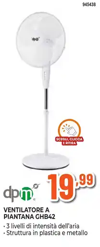 Expert Di Lella Ventilatore a piantana GHB42 offerta