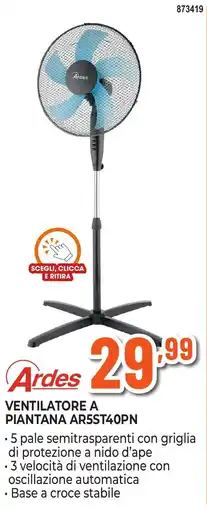 Expert Di Lella Ventilatore a piantana Ardes offerta