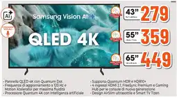 Expert Di Lella Samsung Vision AI QLED 4K offerta