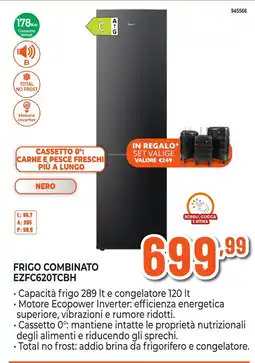 Expert Di Lella Frigo combinato EZFC620TCBH offerta