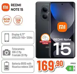 Expert Di Lella Redmi Note 15 offerta