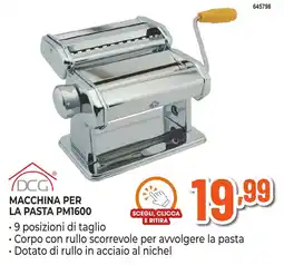 Expert Di Lella Macchina per la pasta PM1600 DCG offerta