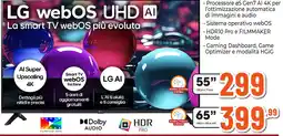 Expert Di Lella LG webOS UHD AI offerta
