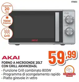 Expert Di Lella Forno a microonde con grill Akai offerta
