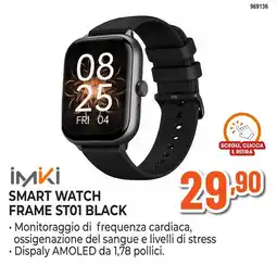 Expert Di Lella imki smart watch frame st01 black offerta