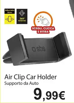 Expert Di Lella Air Clip Car Holder Supporto da Auto offerta