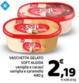 Conad City Vaschetta gelato soft algida offerta