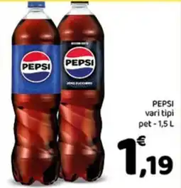Conad City Pepsi vari tipi offerta