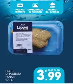 SeBón Supermercati Filetti di platessa panati Lepore more offerta