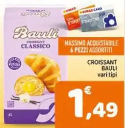 Conad City Croissant classico Bauli offerta