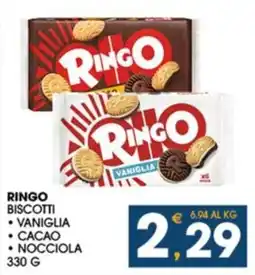 SeBón Supermercati Ringo biscotti vaniglia offerta