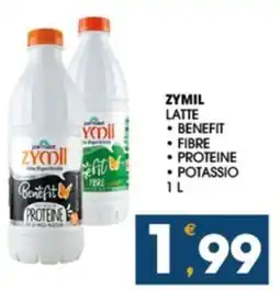 SeBón Supermercati Zymil latte Benefit offerta