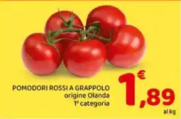 Conad City Pomodori rossi a grappolo offerta