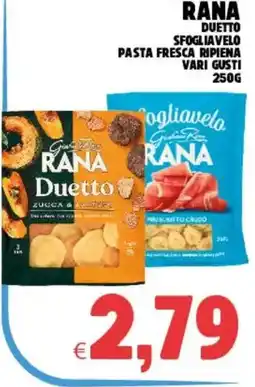 Eté Rana Duetto sfogliavelo pasta fresca ripiena offerta