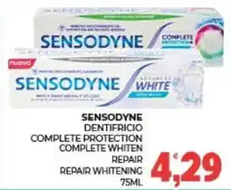 Eté Sensodyne dentifricio complete protection complete whiten repair repair whitening offerta