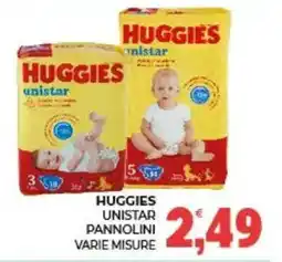 Eté Huggies unistar pannolini offerta