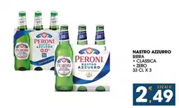 SeBón Supermercati Peroni Nastro Azzurro birra offerta