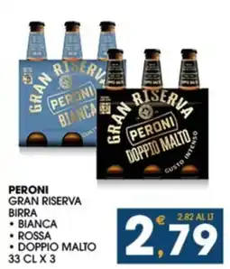 SeBón Supermercati Peroni Gran Riserva birra offerta