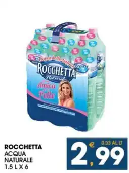 SeBón Supermercati Rocchetta acqua naturale offerta