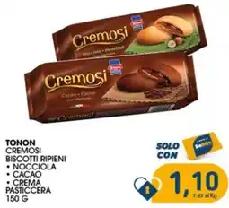 SeBón Supermercati Tonon Cremosi biscotti ripieni offerta
