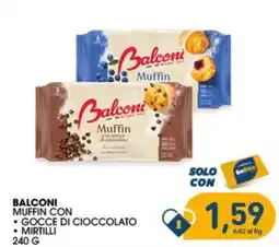 SeBón Supermercati Balconi Muffin con gocce di cioccolato offerta